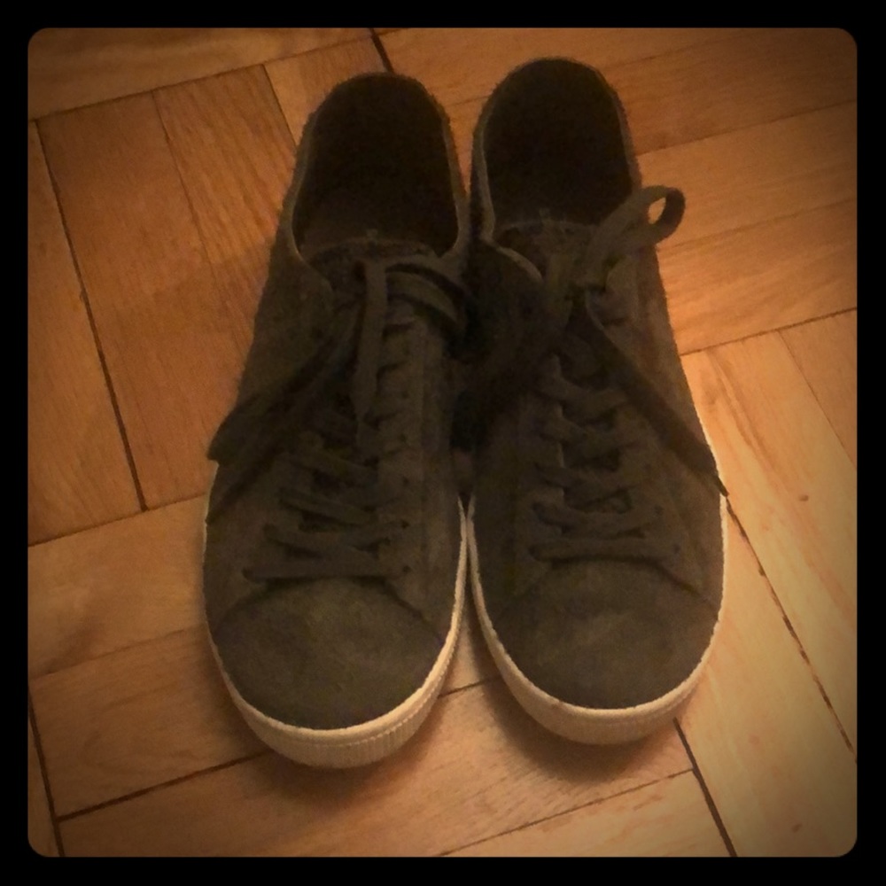 Puma States x Stampd forest green suede sneakers 9